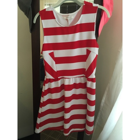 Red and White sailor dress