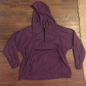 LL Bean anorak style raincoat
