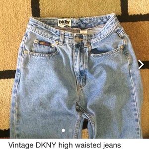 Vintage DKNY high waisted jeans