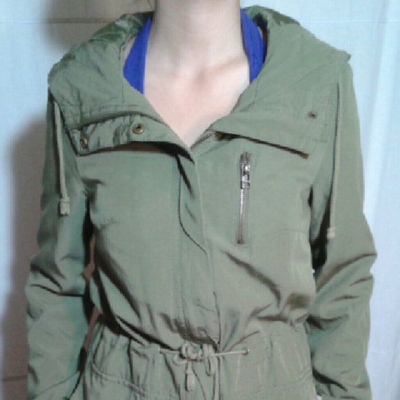 H&M Army green utility jacket