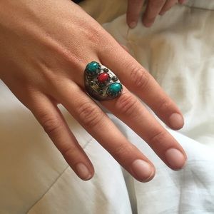 Silver Stone Ring