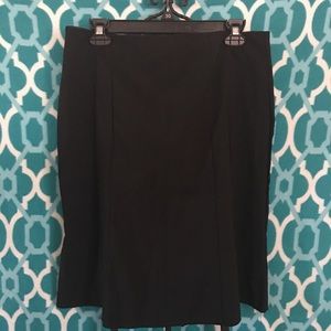 Black A line skirt