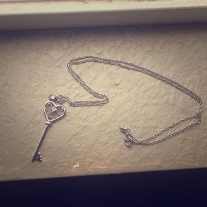 Diamond Key Necklace