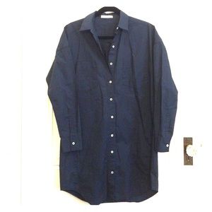 Everlane Navy Shirt Dress