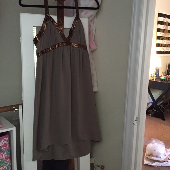 Taupe dress