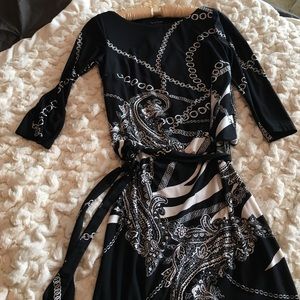 Black and white dress