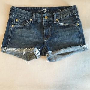 7 for all man kind shorts