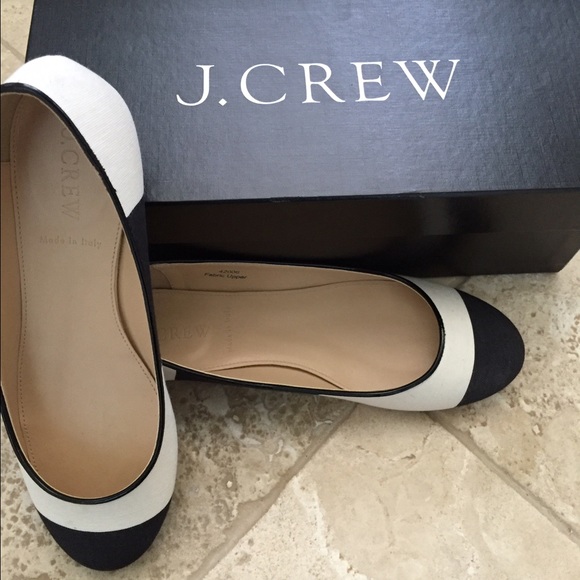 J. Crew Shoes - J. Crew striped ballet flats
