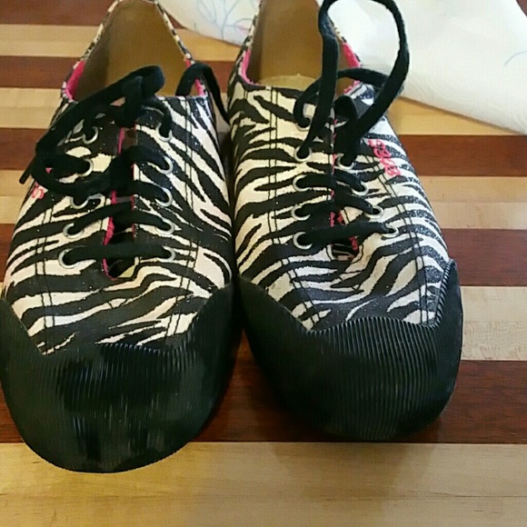 Zebra print shoes