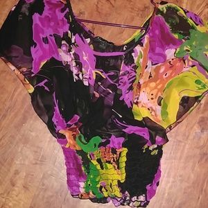 small twenty one tunic style crop top