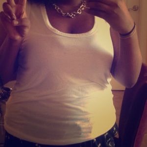 Thick White Tank Top✨