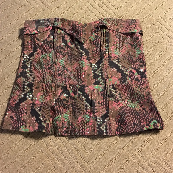 Multi color tube top