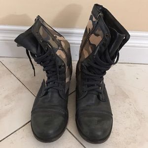 Steve Madden combat boots