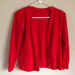 Red Cardigan