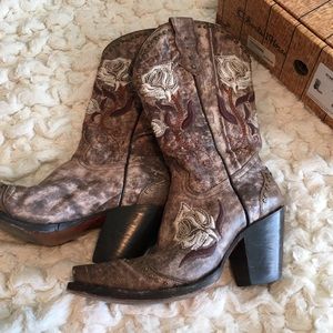 Gently worn cowboy boots