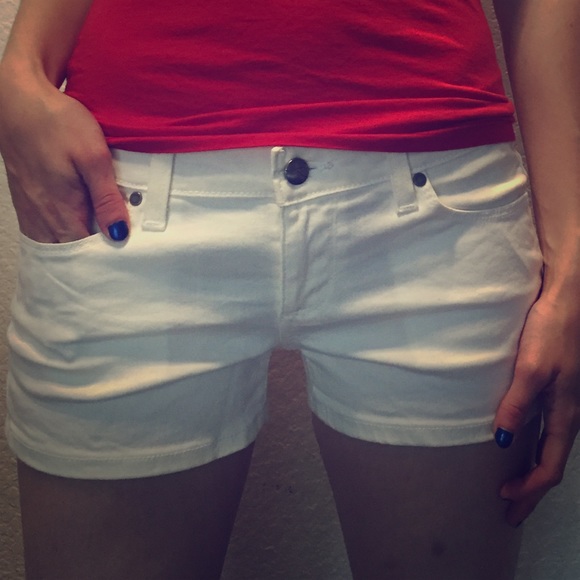 Paige White Jean shorts