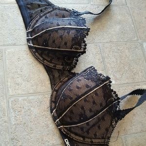Lacy Black DKNY Bra