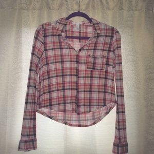 Thin, loose fitting "flannel"