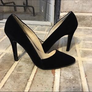 Black Suede Pumps
