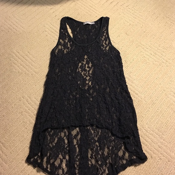 Black bathing suit coverup