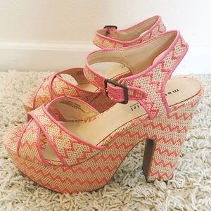 Madden Girl by Steve Madden woven platforms