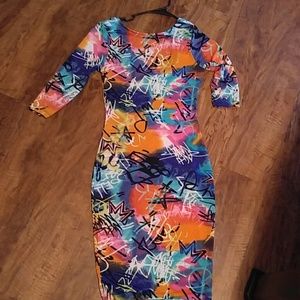 small Nicki Minaj graffiti dress