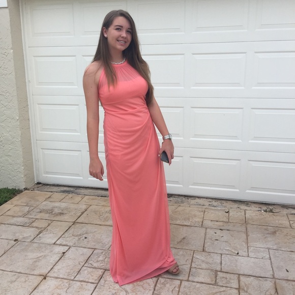 David's Bridal Coral Reef Dress Size 8