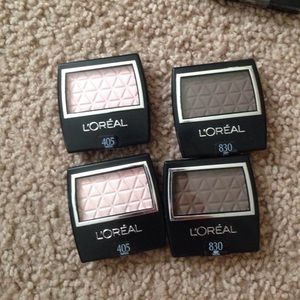 Pink and brown eyeshadow