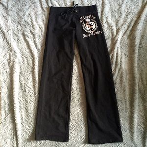 Juicy Couture black sweat pants