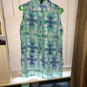 Forever 21 high low shirt