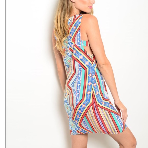 Multicolored dress - Picture 2 of 4