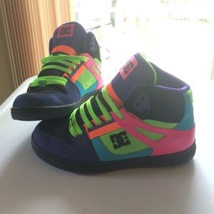Neon Rainbow DC Shoes
