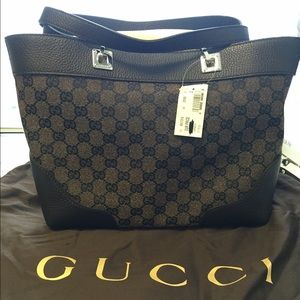 New Gucci signature canvas tote, with tags