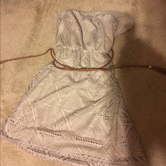 Amy Byer Size Large Sleeveless Crochet Dress - Picture 1 of 1