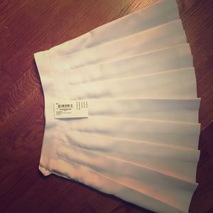 American Apparel white tennis skirt