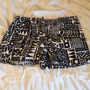 Dalia Collection modern fit patterned shorts