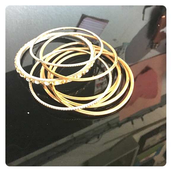 Gold Bangel Set