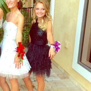 Black Mini Formal Dress