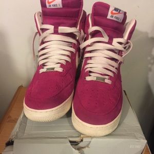 Nike Air Force One High "pink suede" NO TRADES