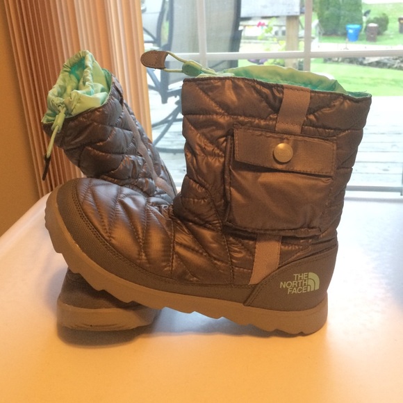 Gray The North Face boots