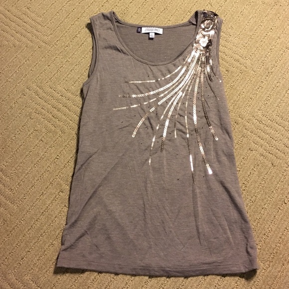 Grayish brown tank top