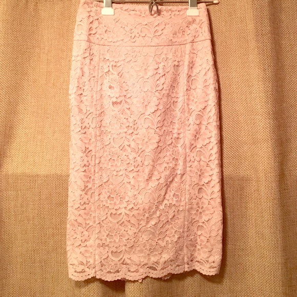 Lace Pencil Skirt