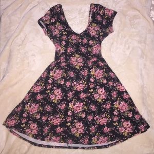 Forever 21 Fit & Flare Floral Print Dress