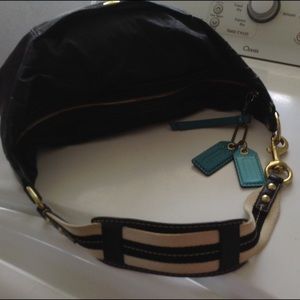 Coach Hampton weekend hobo hand bag