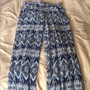 Tribal palazzo pants