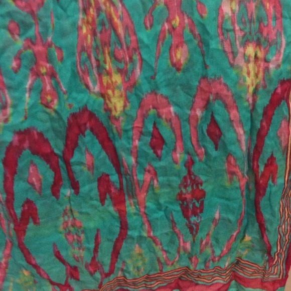 Multi-color summer scarf