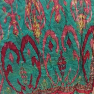 Multi-color summer scarf