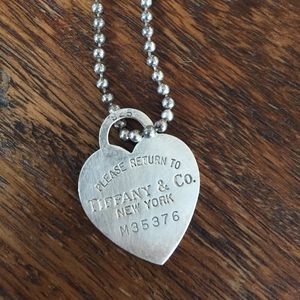Tiffany & Co. Heart Tag Pendant Necklace