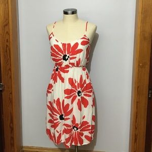 Red White and Floral