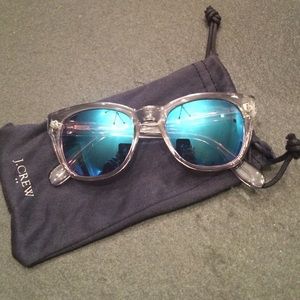 JCrew round clear sunglasses